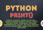 Python-print()-Function
